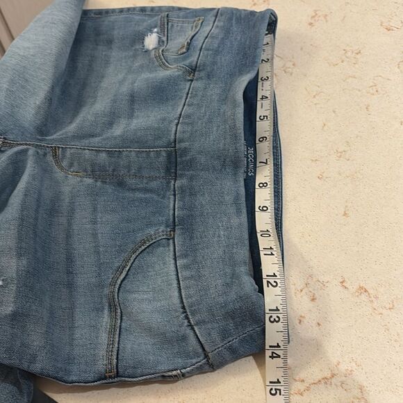 Chico’s distressed jeggings skinny pull on jeans SZ 2R - Picture 9 of 9